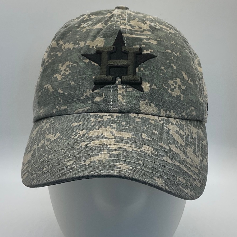 47 Brand Houston Astros Hat MLB Camo Adjustable Baseball Cap‎
